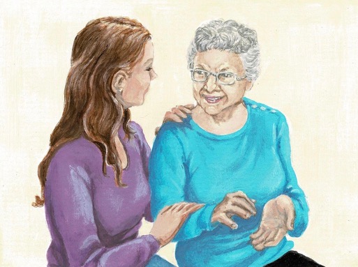 Time Together Coloring for Older Adults Image